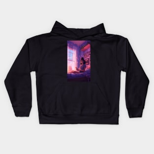 Lofi Girls Dreamscapes Kids Hoodie